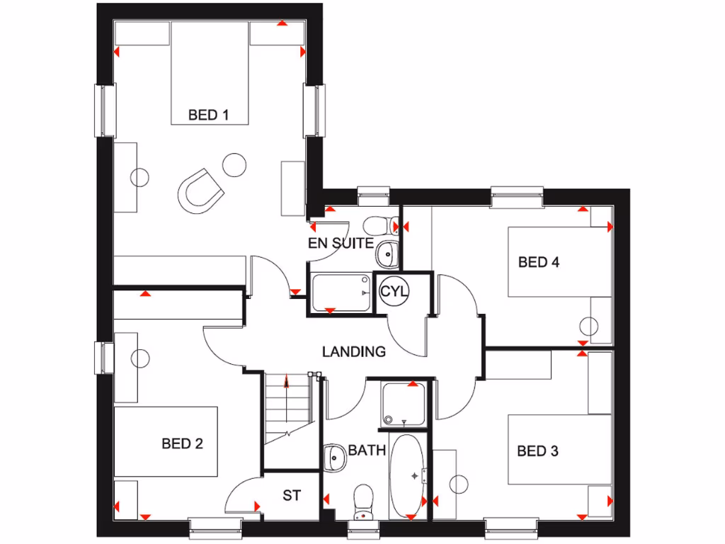 property High Res Floorplan Images}