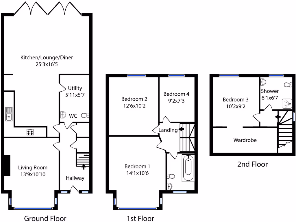 property High Res Floorplan Images}