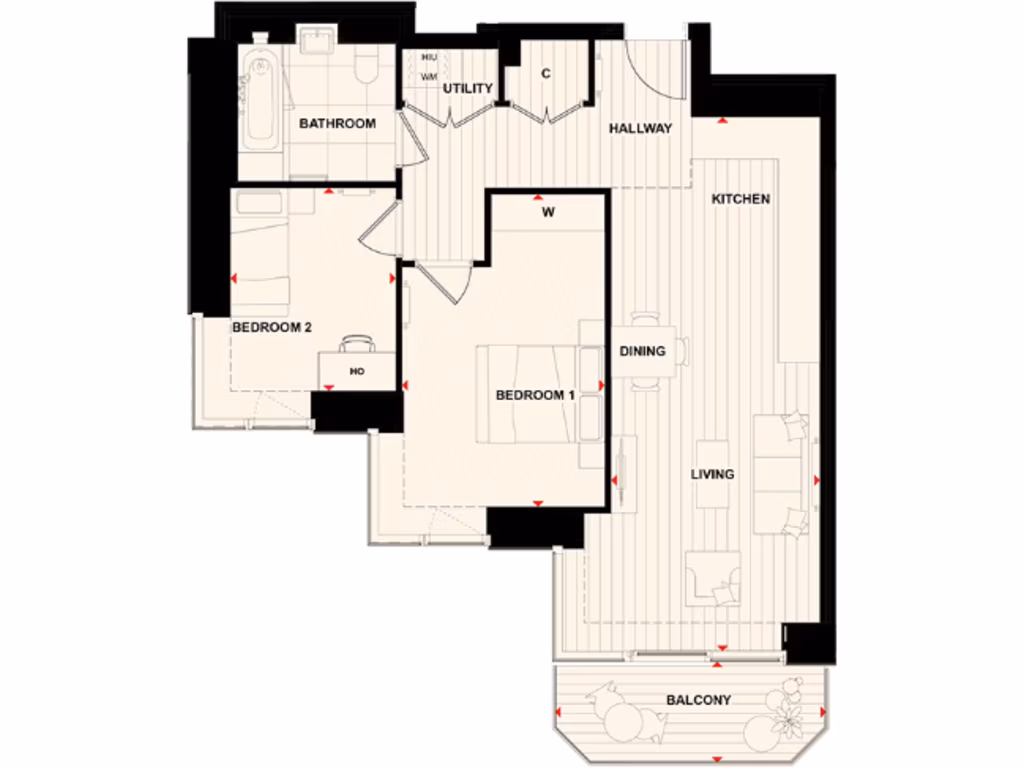 property High Res Floorplan Images}