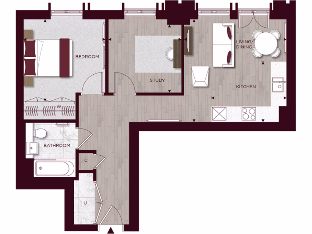property High Res Floorplan Images}
